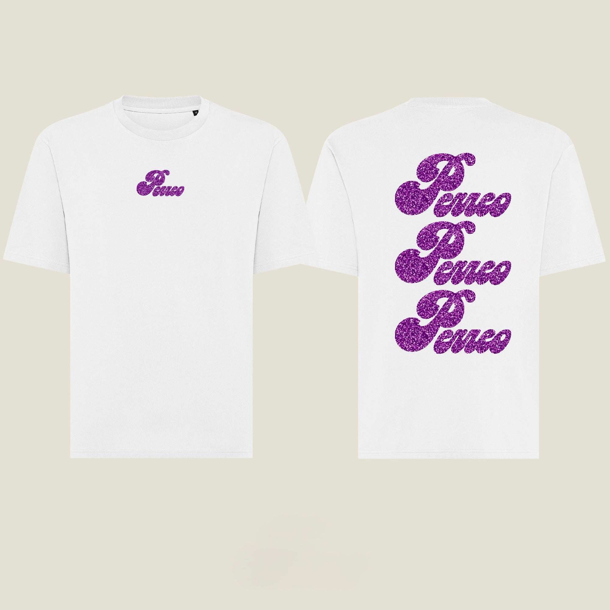 T-SHIRT OVER SHINY WHITE